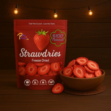 Gefriergetrocknete Erdbeeren - dried strawberry - الفراولة المجففه